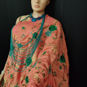 Eid Special: Code-0030, Exclusive Designer Pure High-end Tussar Silk Saree;