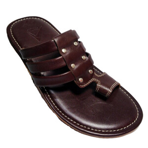 Brown Leather Smart Sandal AA0083  for Men