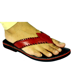 A024 Beni Suta Red Color Ladies Sandal