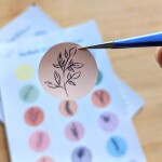 Aesthetic Botanical Stickers Sheet