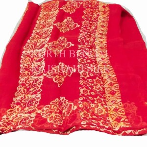 Rajshahi Muslin Silk Sharee-Block Batik