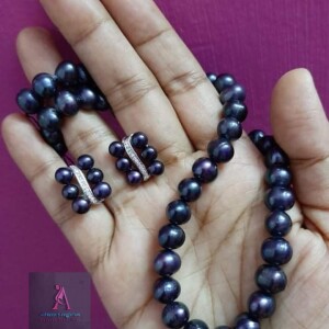 Tahitian Pearl Necklaces(Black)