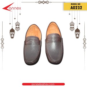 Punch Loafer for Men Chocolate Color A0232