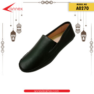 Leather loafer shoes for men A0270
