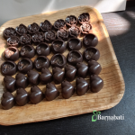 Homemade made solid chocolate