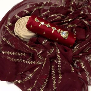 Original Samu Silk Fabrics with Embroidery Work Gorgeous Casual Salwar Kameez