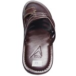 Brown Leather Smart Sandal AA0083  for Men