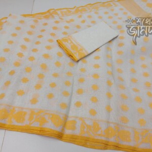 Dhakai cotton jamdani saree