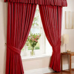 exclussive Curtain palmet European-style  Red Curtains Valance Curtains for Living Room Bedroom