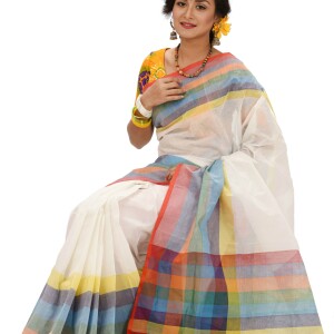 Cotton Saree With Running Blouse Piece
