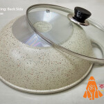 Curry Pan (28cm): Ceramic Marble Coating