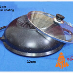 Curry Pan (32cm): Elegant Marble Coated.