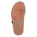 Black Leather Smart Sandal AA086 for Men