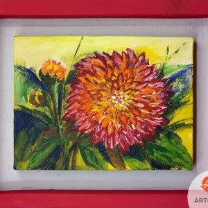 Artgenix Wall painting sunflower