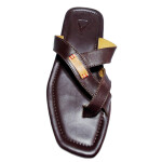 Brown Color Leather Sandal for Men AA089