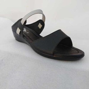 A0209 Black Color Ladies Sandal with Belt for Women