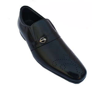 Punch Design Shoe Black for Men A0222