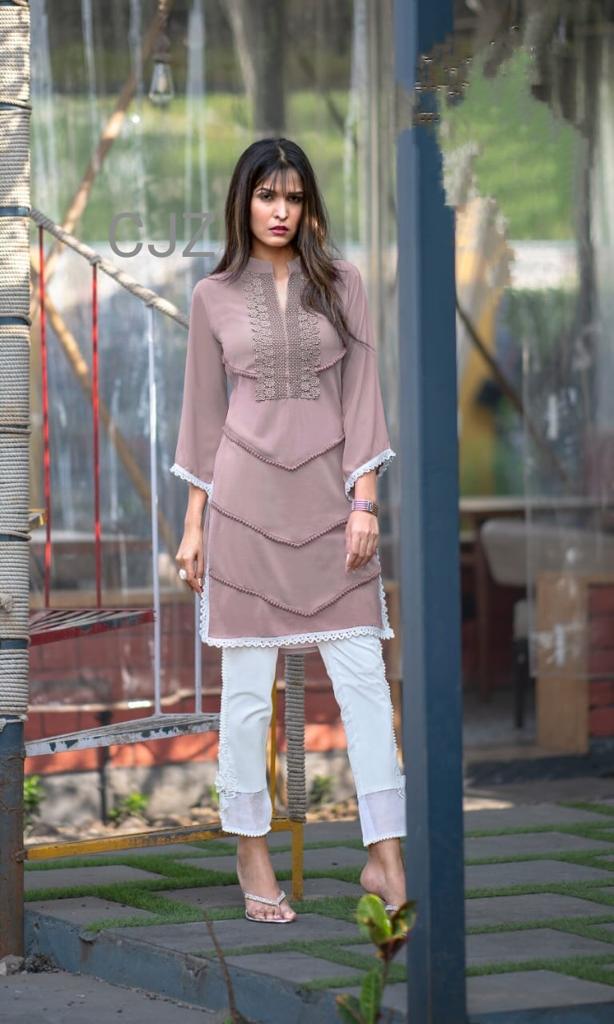 Overlay Double Layer (two Piece) Designer Kurti, Cotton Overlay And Rayon  Inner at Rs 450/piece | in Bengaluru | ID: 24041087648