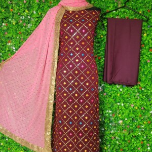 Indian Sequence Multi Dollae Work Drese