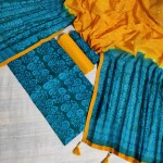 Veg Table Batik Dress with lais work