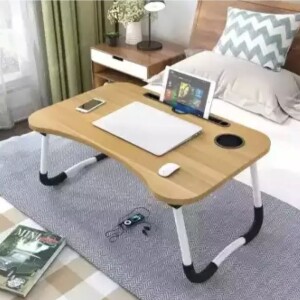 Folding laptop table