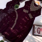 Embroidery orna gawn