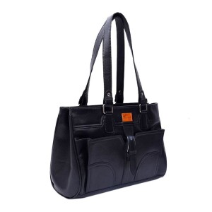 LLA018 Choklet Color Leather Toki Design Bag for Women