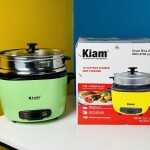 Kiam DRC 9704 2.8 Liter Stainless Steel + Non-Stick Double Pot Rice Cooker