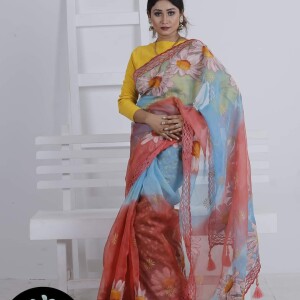 Moslin party sari