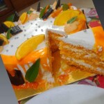 Orange cake By Dream cake house.