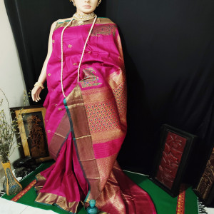 Eid Special 10%Discount : Code-0036, Pure High-end Tussar Handloom Saree;