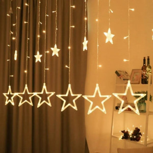 12 Stars 138 Led Star Lights For Home Decoration