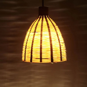 Eco Friendly Bamboo Made Wall Hanging Lamp Shade Design