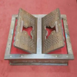 Hardwood Holy Quran Folding Stand (Rehal)- Brown