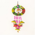 Handmade Colorful Wind Chime Jute Doorbell (Ring) / Jute Doorbell (Ring) Door Bell