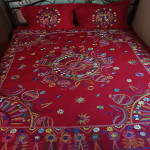 Hand Embroidery Bed Cover